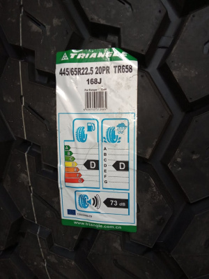 Автошина  445/65 R22.5 Triangle TR658 168J 20PR (прицепная)